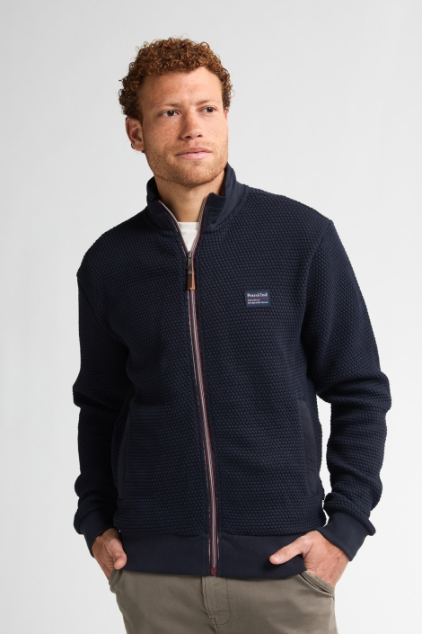 Petrol Industries men sweater collar zip